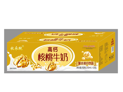 高鈣核桃牛奶復合蛋白飲品禮盒